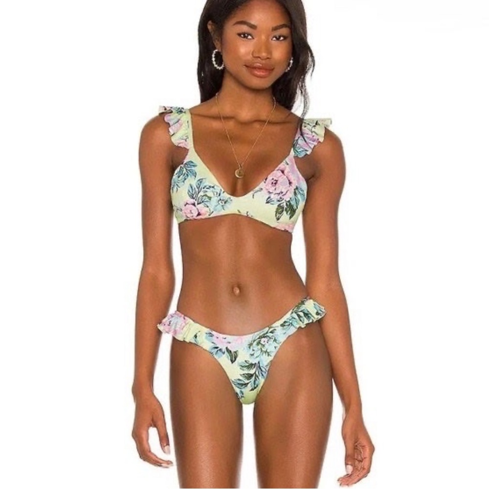 NWT! Maaji New Found Love Kali Reversible Bikini Bottoms. Sz L
